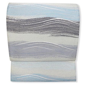 西陣袋帯（芝草）『截箔手紡』【吉村織物】