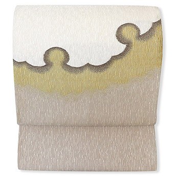 西陣袋帯(綴雪輪ボカシ文)【ヤマキ織物】