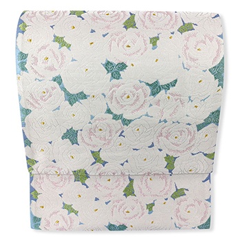 西陣袋帯（バラ/桜）【じゅらく】