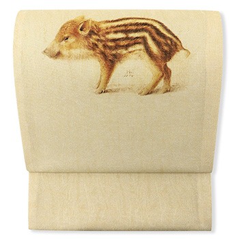 袋帯（うり坊）『和ART』