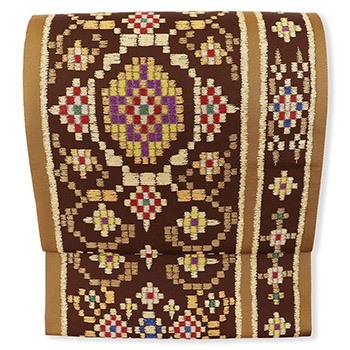 西陣袋帯『タイ縞モール』【帯屋捨松】