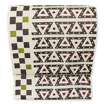 夏牛首袋帯（幾何横段）『牛首四季衣』【二代目 川村久太郎×白山工房】