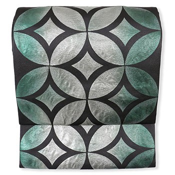 西陣袋帯（七宝文様）【都】