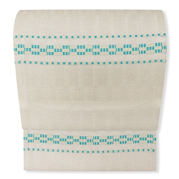 西陣夏袋帯（横段市松）【佐々木染織】