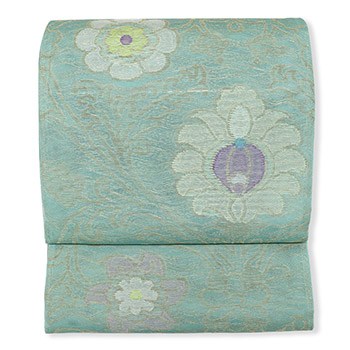 西陣夏袋帯『花装飾文』【帯屋捨松】