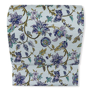 本場大島紬袋帯（花唐草）【壽紬工房】