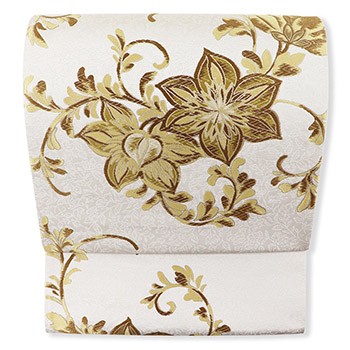 西陣袋帯（鉄線唐草）【となみ織物】