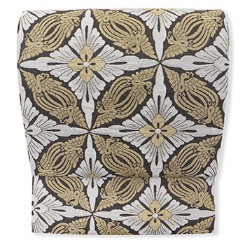 西陣袋帯（七宝花菱）『絹綾』【となみ織物】