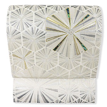 金華山織袋帯（幾何）【松田織物】