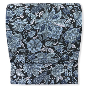 本手染め江戸更紗袋帯（唐花）【染・大松】