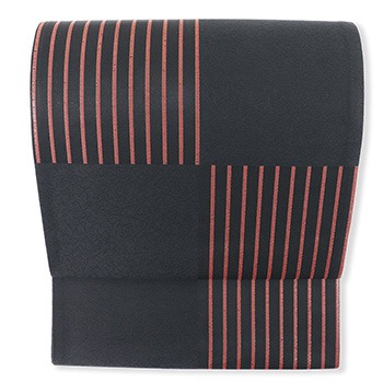 西陣袋帯（市松）【佐々木染織】