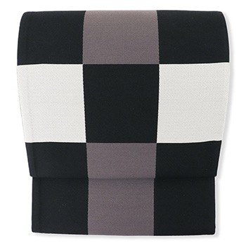 西陣袋帯（市松）【佐々木染織】