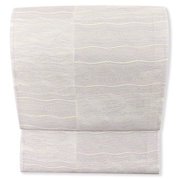 西陣袋帯（ラメ/市松）『波おさ』【華翔苑】