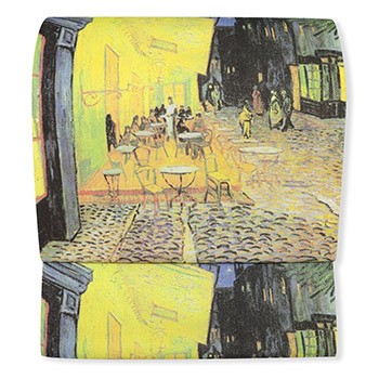 袋帯 ゴッホ 夜のカフェテラス お仕立て込み 夜のカフェテラス」柄 フィンセント・ファン・ゴッホ 油絵 袋帯