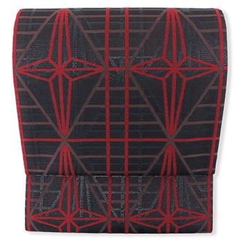 西陣紗袋帯（菱間道）『紗羅紗』【織紫苑】