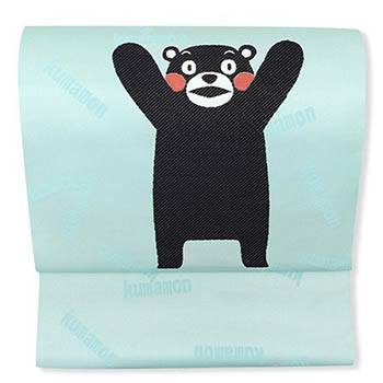 西陣九寸名古屋帯『くまモン』【岡文織物】