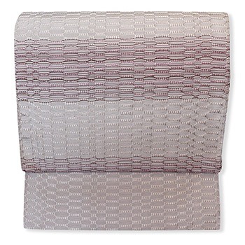 九寸名古屋帯（眼鏡織）『出羽の華柳』【繭屋清十郎】