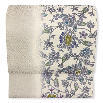 染め西陣九寸名古屋帯(草花)