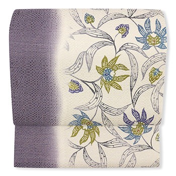 染め西陣九寸名古屋帯(唐花)