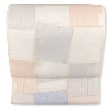 西陣夏九寸名古屋帯（源氏香）【佐々木染織】