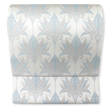 御召地九寸名古屋帯(ダマスク)【ワタマサ】