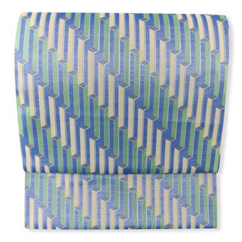 西陣九寸名古屋帯(幾何)【大光織物】