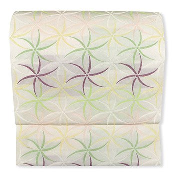 西陣九寸名古屋帯『希宝風美文』【都織物】