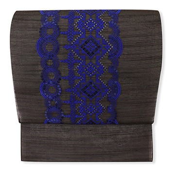 刺繍九寸名古屋帯(幾何)『ricamo』