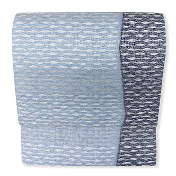 藍染め西陣九寸名古屋帯(よろけ)【吉村織物】