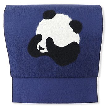 刺繍九寸名古屋帯（パンダ）