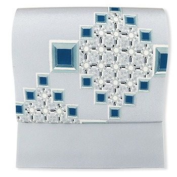 手描き染め九寸名古屋帯（ジュエル）