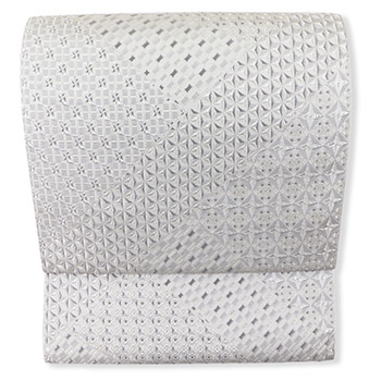 西陣八寸名古屋帯(幾何尽くし)【大光織物】