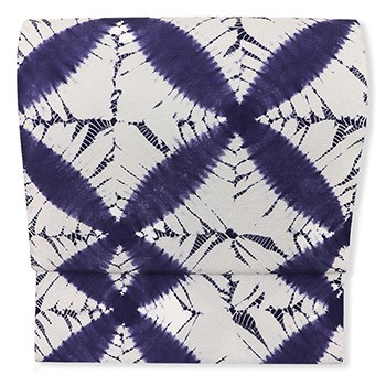 有松鳴海絞り九寸名古屋帯（大巻上絞り）