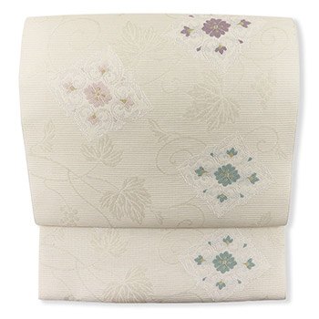 西陣夏九寸名古屋帯（花菱）