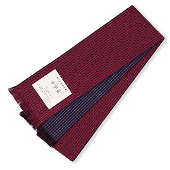 米沢四寸帯『十字星』【近賢織物】