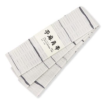 米沢苧麻角帯（横段）【近賢織物】