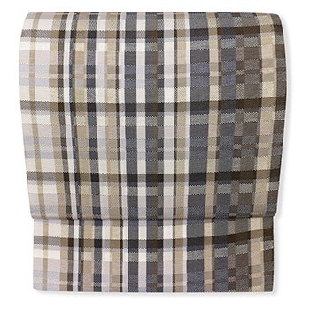 米沢八寸名古屋帯『多色市松』【近賢織物】