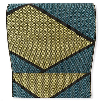 米沢八寸名古屋帯（菱） 『菱紋』【近賢織物】