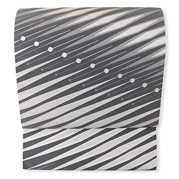 博多八寸名古屋帯（斜め縞）『誠之輔』【大倉織物】