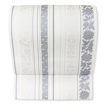 博多八寸名古屋帯（更紗間道）『博多絢爛』【井上絹織】