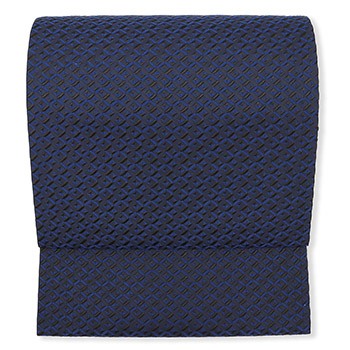 博多八寸名古屋帯（切子風）『琥珀織 誠之輔』【大倉織物】