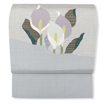 新品 仕立て上がり九寸名古屋帯(すくい織/カラー)