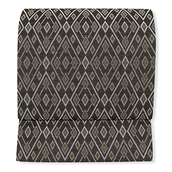 新品 仕立て上がり西陣九寸名古屋帯（立菱）【佐々木染織】(茶): 帯