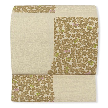 新品 仕立て上がり西陣九寸名古屋帯（市松取り）【佐々木染織】