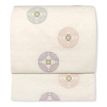 新品 仕立て上がり西陣九寸名古屋帯（華紋）【佐々木染織】