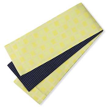 小紋 京友禅 紋意匠 飛び柄 レモンライム色 正絹 反物 仕立て上がり