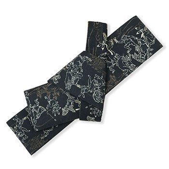 仕立て上がり角帯（鳥獣戯画/瓢箪から駒）【召しませ花】