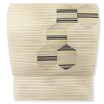 新品 仕立て上がり夏八寸名古屋帯（亀甲）