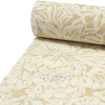 洗える夏襦袢（花唐草）【東レ爽竹】