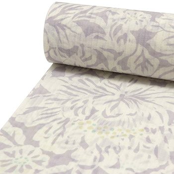 洗える夏襦袢（花唐草）【東レ爽竹】